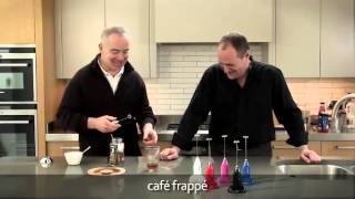 How to make a frappé coffee using an aerolatte milk frother [upl. by Hsemar957]