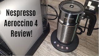 Nespresso Aeroccino 4 Milk Frother Review  Worth upgrading from the Aeroccino 3 [upl. by Irdua593]