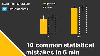 Ten Statistical Mistakes in 5 Min [upl. by Devonne170]