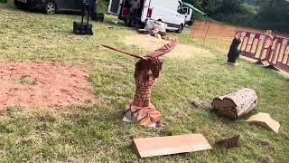 A fabulous range of wooden sculpture at Caerleon festival 2024 [upl. by Anid]