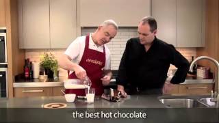 How to make a hot chocolate using an aerolatte milk frother [upl. by Valaree774]